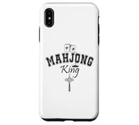 Carcasa para iPhone XS MAX Mahjong King of Tiles Mens Mahjaholic Men It's Mahjong Time