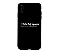 Carcasa para iPhone XS MAX Maid of Honor from Bride for Sister