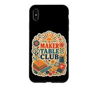 Carcasa para iPhone XS MAX Maker Table Club Creatividad Costura Papel