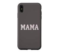 Carcasa para iPhone XS MAX Mama Floral Patchwork Style Lettering Cute Vintage Mom