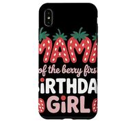 Carcasa para iPhone XS MAX Mama of The Berry First Birthday Fresa Primer Cumpleaños