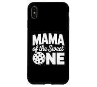 Carcasa para iPhone XS MAX Mama of The Sweet One Galletas Y Leche Primer Cumpleaños Familia