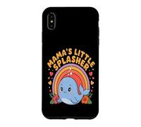 Carcasa para iPhone XS MAX Mama's Little Splasher Cute Whale Mom Kids