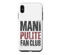 Carcasa para iPhone XS MAX Mani Pulite Fan Club Ironica Anni 90 Italiani