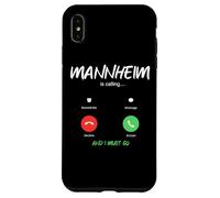 Carcasa para iPhone XS MAX Mannheim está Llamando y Debo IR a Alemania de Viaje
