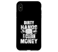 Carcasa para iPhone XS MAX Manos sucias Hacen máquinas de Dinero Limpio Ingeniería mecánica