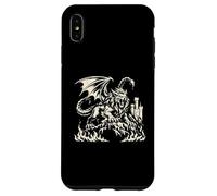 Carcasa para iPhone XS MAX Manticore Dark Fantasy Monster Criatura mítica Medieval