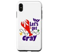 Carcasa para iPhone XS MAX Mardi Gras Lets Get Cray Crawfish It Ain't Gonna Suck Itself