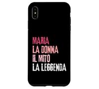 Carcasa para iPhone XS MAX Maria La Donna Il Mito La Leggenda Festa di Compleanno