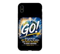 Carcasa para iPhone XS MAX Mark 16:15 Go Into All The World and Preach The Gospel