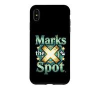 Carcasa para iPhone XS MAX Marks The Spot Map Brújula Navegación Diseño de Aventura
