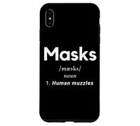 Carcasa para iPhone XS MAX Masks Definition - Human Muzzles Anti Social Distance Masks