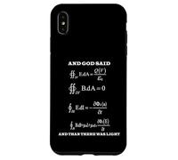 Carcasa para iPhone XS MAX Maxwell Ecuaciones Luz Electricidad Física Ciencias