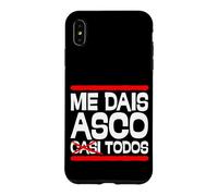 Carcasa para iPhone XS MAX Me Dais Asco Casi Todos Frase Humor Divertido y Sarcástico