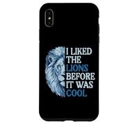 Carcasa para iPhone XS MAX Me gustó el león Antes de Que Fuera Genial Mujeres Niños Niños Hombres Niña