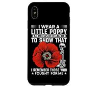 Carcasa para iPhone XS MAX Me Pongo un Poco de Amapola Tan roja como roja Puede ser para Mostrar Que Soy