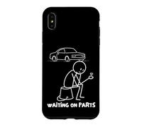 Carcasa para iPhone XS MAX Mechanic Humor Auto Repair Waiting on Parts Car Technician