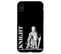 Carcasa para iPhone XS MAX Medieval Renaissance Knight Live Without Fear Warrior