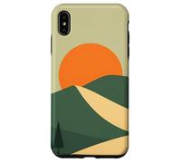 Carcasa para iPhone XS MAX Medio Siglo Montaña Puesta del Sol Paisaje