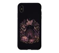 Carcasa para iPhone XS MAX Meditación Lotus Colibrí Floral Mandala Luna Yoga
