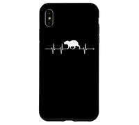 Carcasa para iPhone XS MAX Mens Womens Kids Heartbeat EKG Meme Lover Capybara