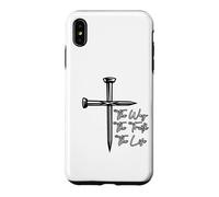 Carcasa para iPhone XS MAX Mensaje Inspirador de The Way The Truth The Life Sacrifice