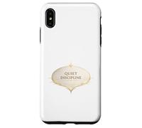 Carcasa para iPhone XS MAX Mentalidad de disciplina silenciosa