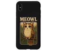 Carcasa para iPhone XS MAX Meowl - Funny Meow Cat Owl Brainrot Meme Gaming Argot