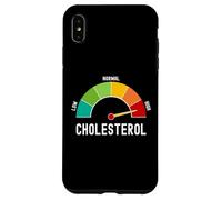 Carcasa para iPhone XS MAX Mes Divertido de la concienciación sobre el colesterol Alto Nivel de colesterol LDL