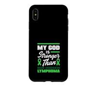 Carcasa para iPhone XS MAX Mi Dios es más Fuerte Que la Conciencia del Linfoma no Hodgkin