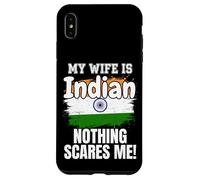 Carcasa para iPhone XS MAX Mi Esposa es India Nada me Asusta