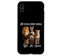 Carcasa para iPhone XS MAX Mi ex Tiene 3 Animales espirituales: león, Culo, Guepardo, Malvado ex