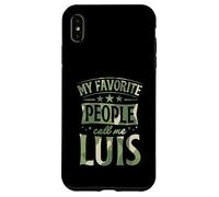 Carcasa para iPhone XS MAX Mi Gente Favorita me Llama Luis Nombre Personalizado