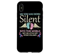 Carcasa para iPhone XS MAX Mi Hijo Nacido Silencioso Infantil Pérdida Aborto espontáneo Padres