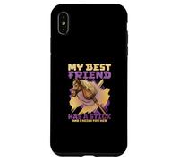 Carcasa para iPhone XS MAX Mi Mejor Amigo Tiene Un Palo Y Yo Cerca para Ella