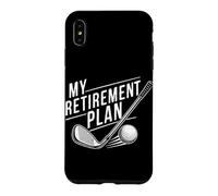 Carcasa para iPhone XS MAX Mi Plan de jubilación Golf Divertido Jubilado Golfista