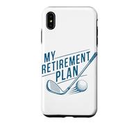 Carcasa para iPhone XS MAX Mi Plan de jubilación Golf Divertido Jubilado Golfista