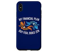 Carcasa para iPhone XS MAX Mi Plan financiero Compre Pescado, construya Zen Funny Investor