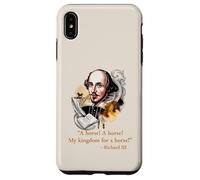 Carcasa para iPhone XS MAX MI Reino para UN Caballo Shakespeare Cita