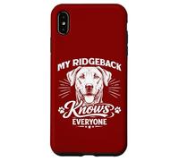 Carcasa para iPhone XS MAX Mi Ridgeback Conoce a Todos