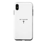 Carcasa para iPhone XS MAX Mi Salvador Minimalista Fe Jesús Cool Christian