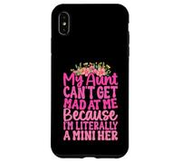 Carcasa para iPhone XS MAX Mi tía no Puede enojarse Conmigo Humor Divertido Amante de la tía