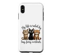 Carcasa para iPhone XS MAX Mi Vida gobernada por Tiny Overlords Cat Owner