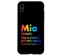 Carcasa para iPhone XS MAX MIA como Una Chica Normal Solo Cooler Queen Nombre