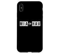 Carcasa para iPhone XS MAX MIA HAV Ruta Miami La Habana Vuelo Cuba