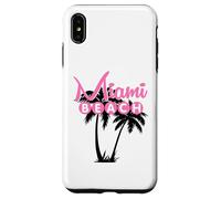 Carcasa para iPhone XS MAX Miami Beach Florida Palmera Retro Tropical