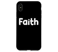 Carcasa para iPhone XS MAX Minimal Faith Word Design Simple Powerful Expression Tees