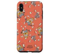 Carcasa para iPhone XS MAX Minions & Monsters Henry and Irene All Over Print