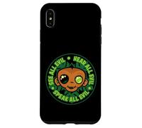 Carcasa para iPhone XS MAX Mira, Escucha y Habla a Todos los Monos malvados
