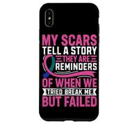 Carcasa para iPhone XS MAX Mis Cicatrices cuentan una Historia Que recuerdan Cuando probamos BR